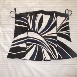 White House Black Market Print Bustier